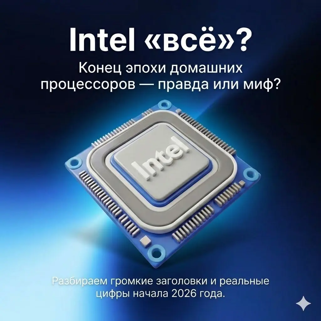 Intel треснул и не выдержал конкуренции?
Факты против заголовков | Сетка — социальная сеть от hh.ru