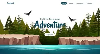 Forest Landing Page - Эффекты прокрутки параллакса. Реализован с помощью CSS.
https://codepen.io/robertgbaptista/pen/jOZGEWX | Сетка — социальная сеть от hh.ru