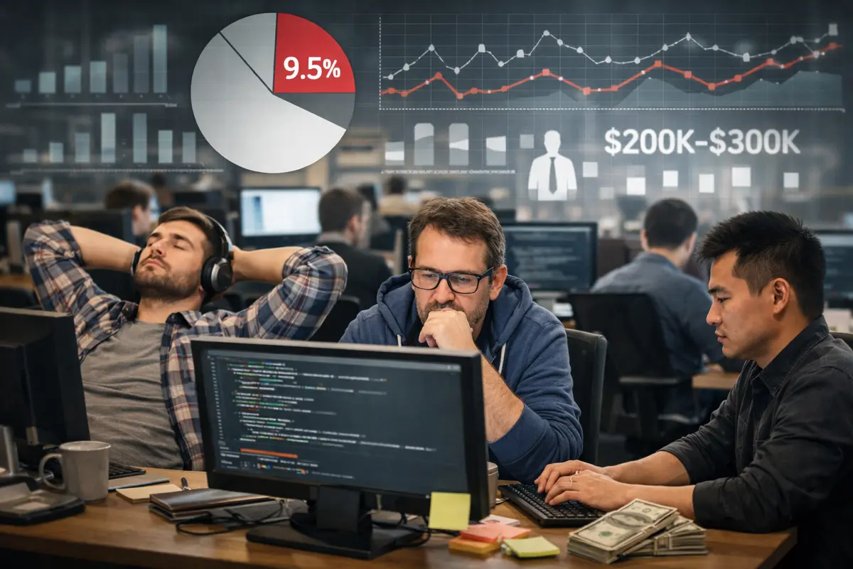Исследование показало, что почти 10% ИТ-специалистов создают минимальную измеримую ценность | Сетка — социальная сеть от hh.ru