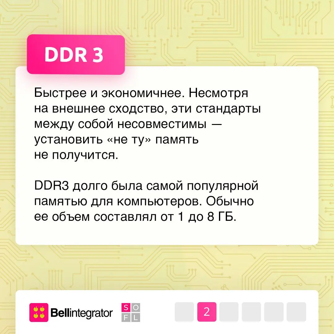 Секрет скорости ПК не только в процессоре ⚡️
Оперативная память — это рабочая зона компьютера: все программы и игры сначала загружаются именно в нее | Сетка — социальная сеть от hh.ru