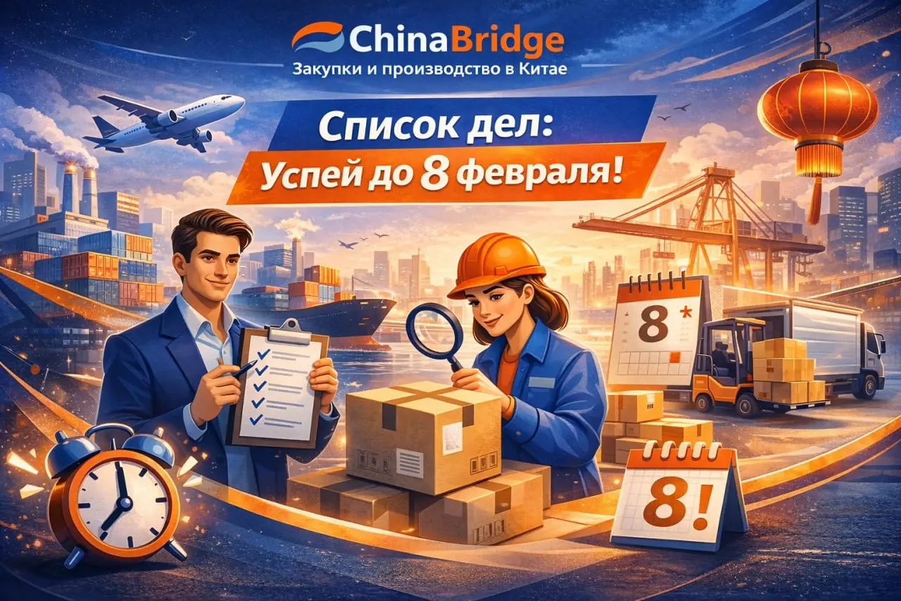 🟠 Список дел на 5 дней: что успеть с Китаем до 8 февраля
До 8 февраля фабрики уходят на праздники. Кто не успел — ждёт март | Сетка — социальная сеть от hh.ru
