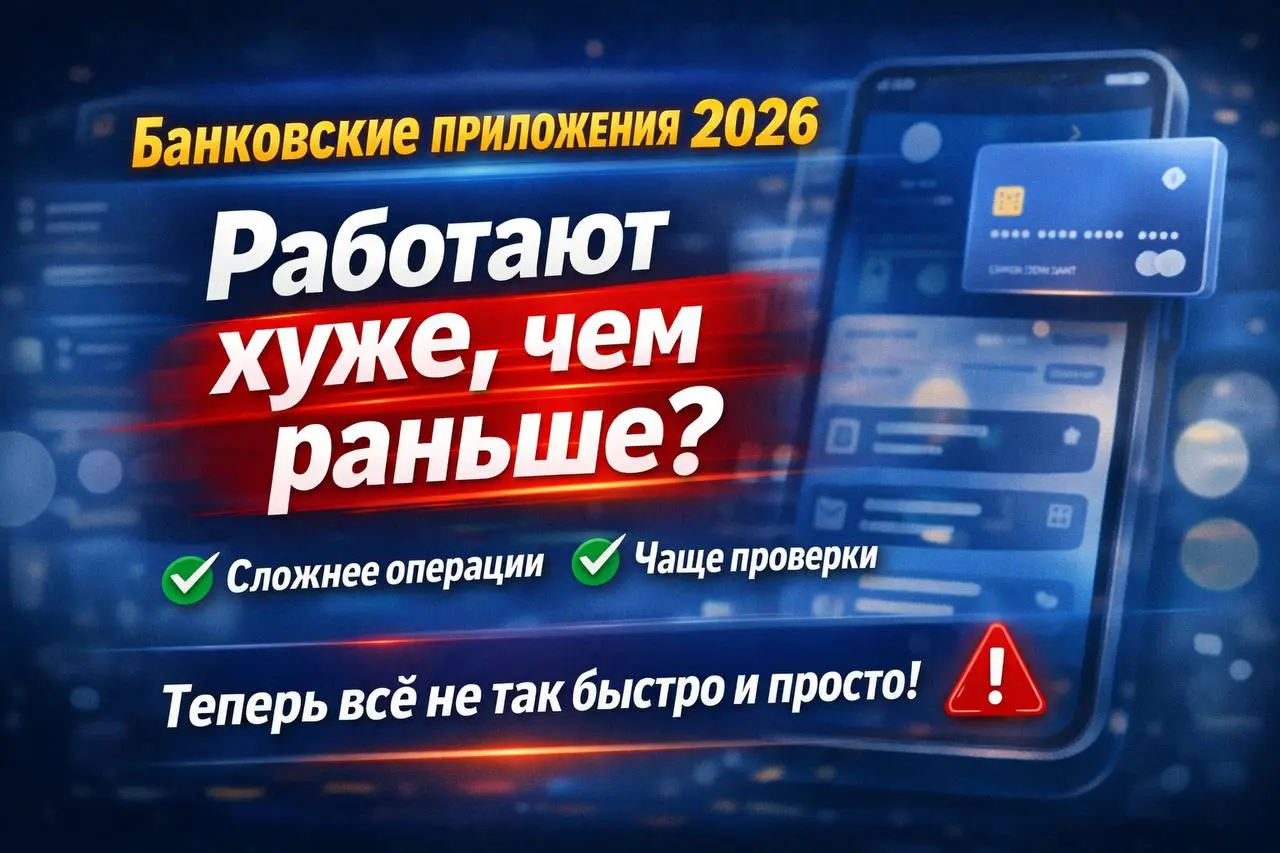 Банковские приложения больше не работают “как раньше”: что меняется в 2026 году
В 2026 году всё больше пользователей замечают, что цифровые банковские сервисы ведут себя иначе, чем ещё несколько лет н... | Сетка — социальная сеть от hh.ru