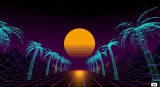 Retrowave/Vaporwave Mountains - Анимация в стиле "ретро". Реализована с помощью JS.
https://codepen.io/pentagear/pen/xxVbBZy | Сетка — социальная сеть от hh.ru