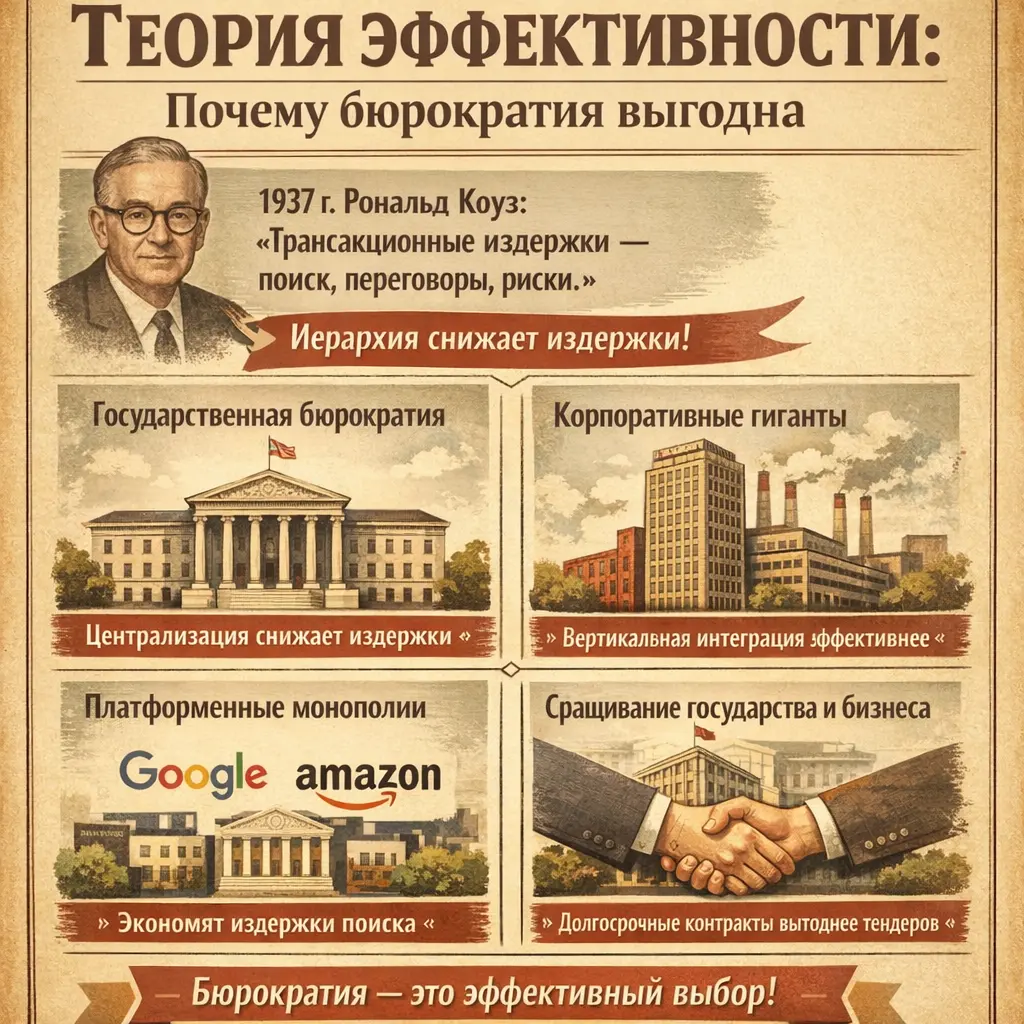Теория эффективности, которая оправдывает бюрократию 💡 | Сетка — социальная сеть от hh.ru