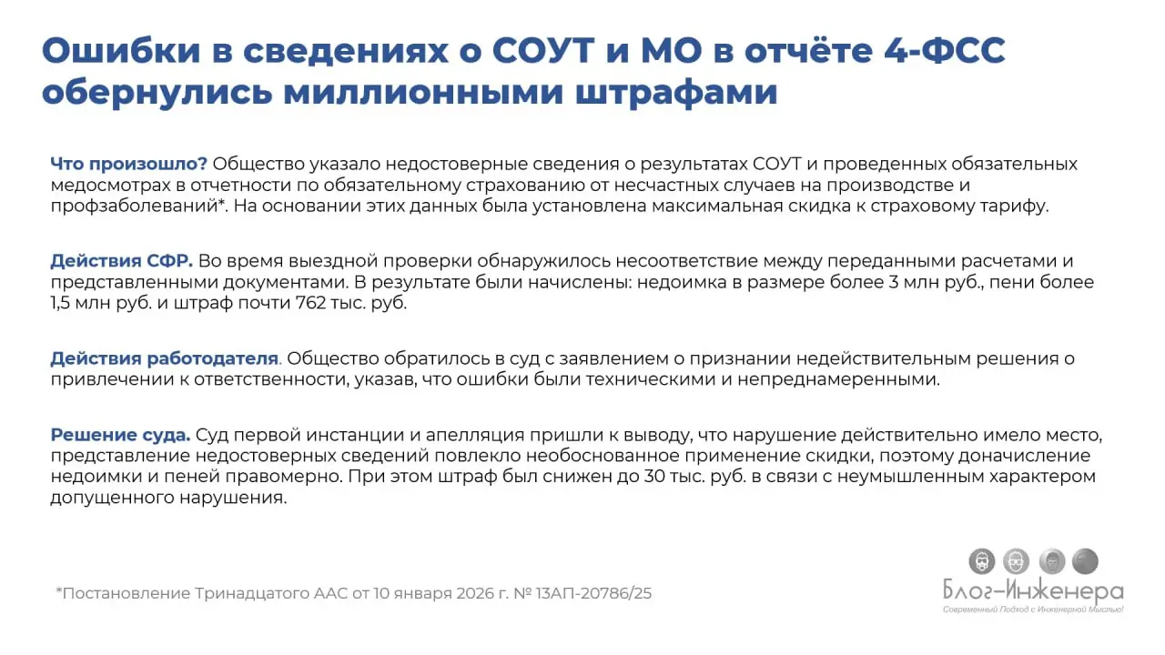 Ошибки в сведениях о спецоценке и медосмотрах в отчетности в СФР могут стоить миллионов
См | Сетка — социальная сеть от hh.ru