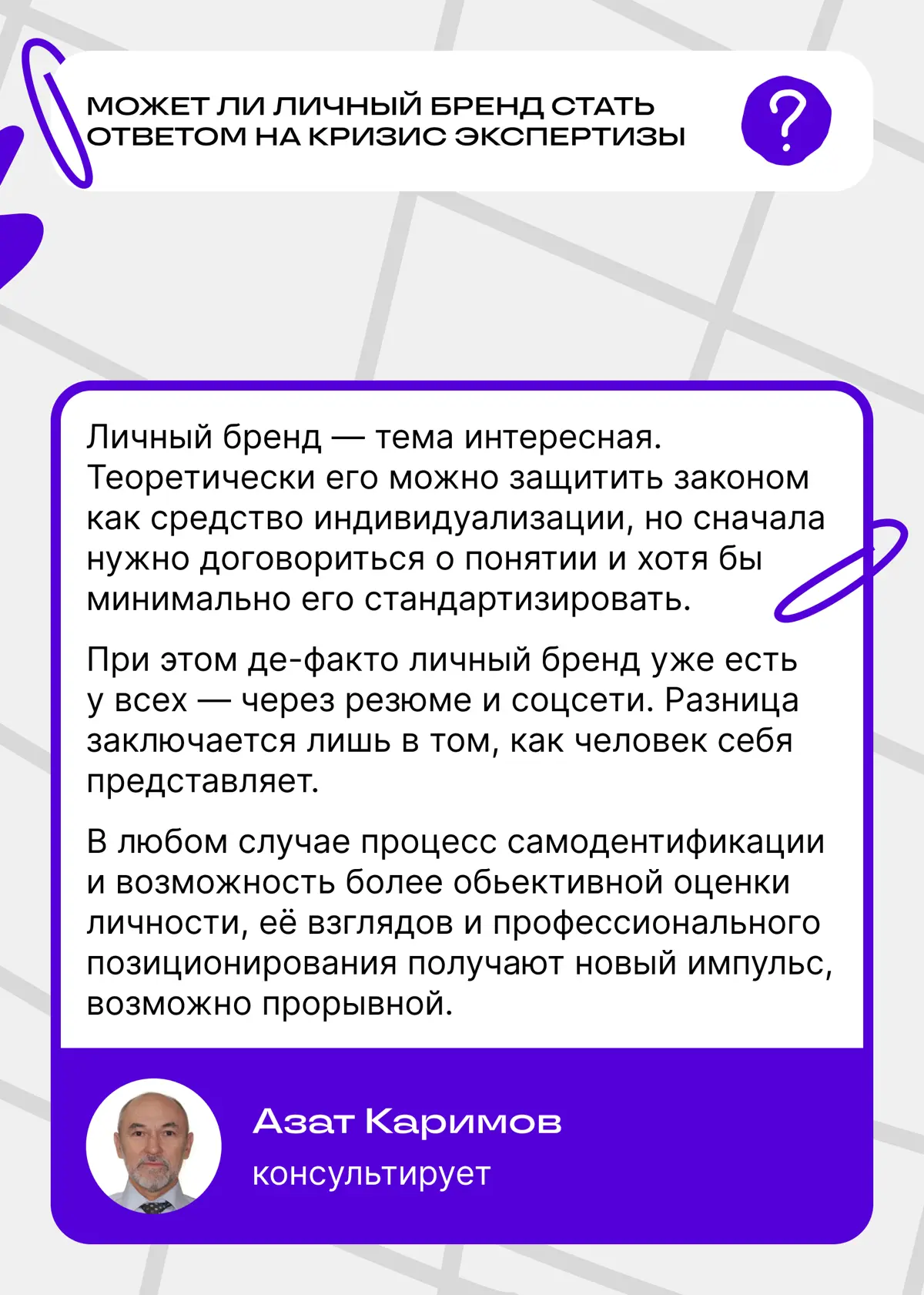 Личный бренд доказывает экспертизу? Что думают пользователи | Сетка — социальная сеть от hh.ru