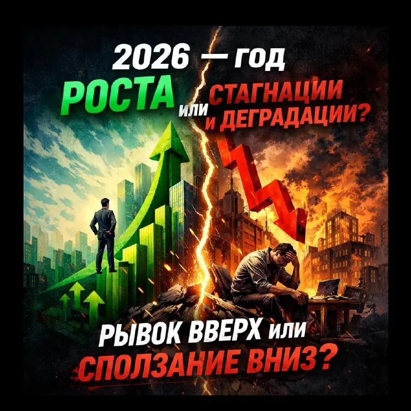 2026 — год роста или стагнации и деградации?
Начало года — момент, когда иллюзии особенно опасны | Сетка — социальная сеть от hh.ru