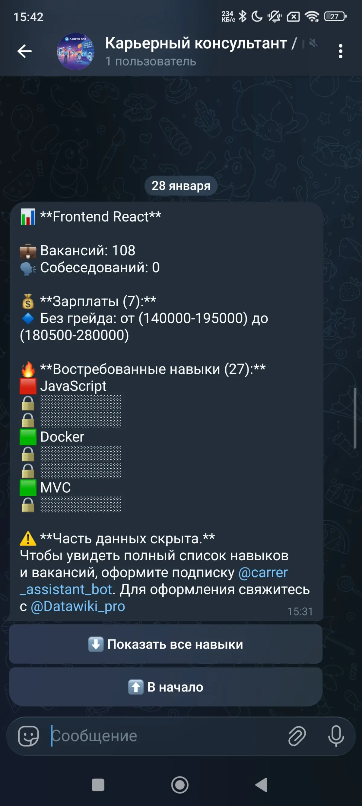 Анализ рынка труда, часть 1 | Сетка — социальная сеть от hh.ru