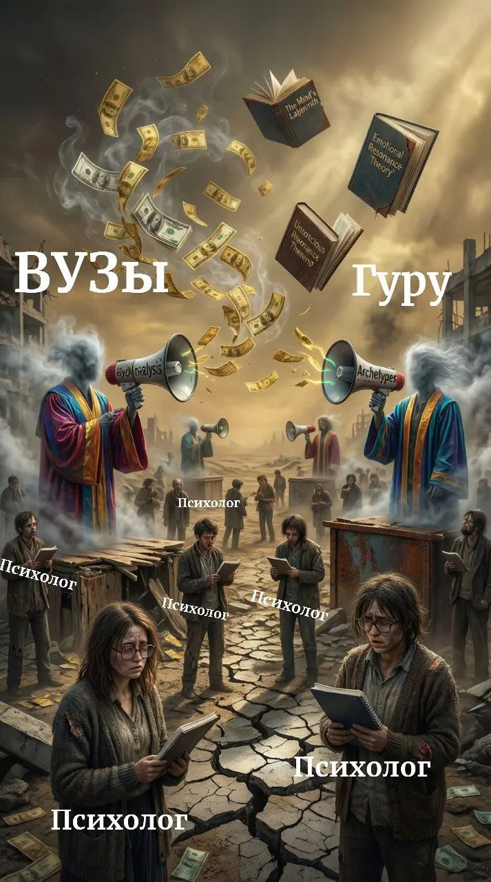 Почему это скрывают от Вас?
А сейчас я объясню, почему так происходит. Давайте разберём на деле: кто реально сейчас в России учит психологов психологии?
Этот ответ состоит из двух основных блоков | Сетка — социальная сеть от hh.ru