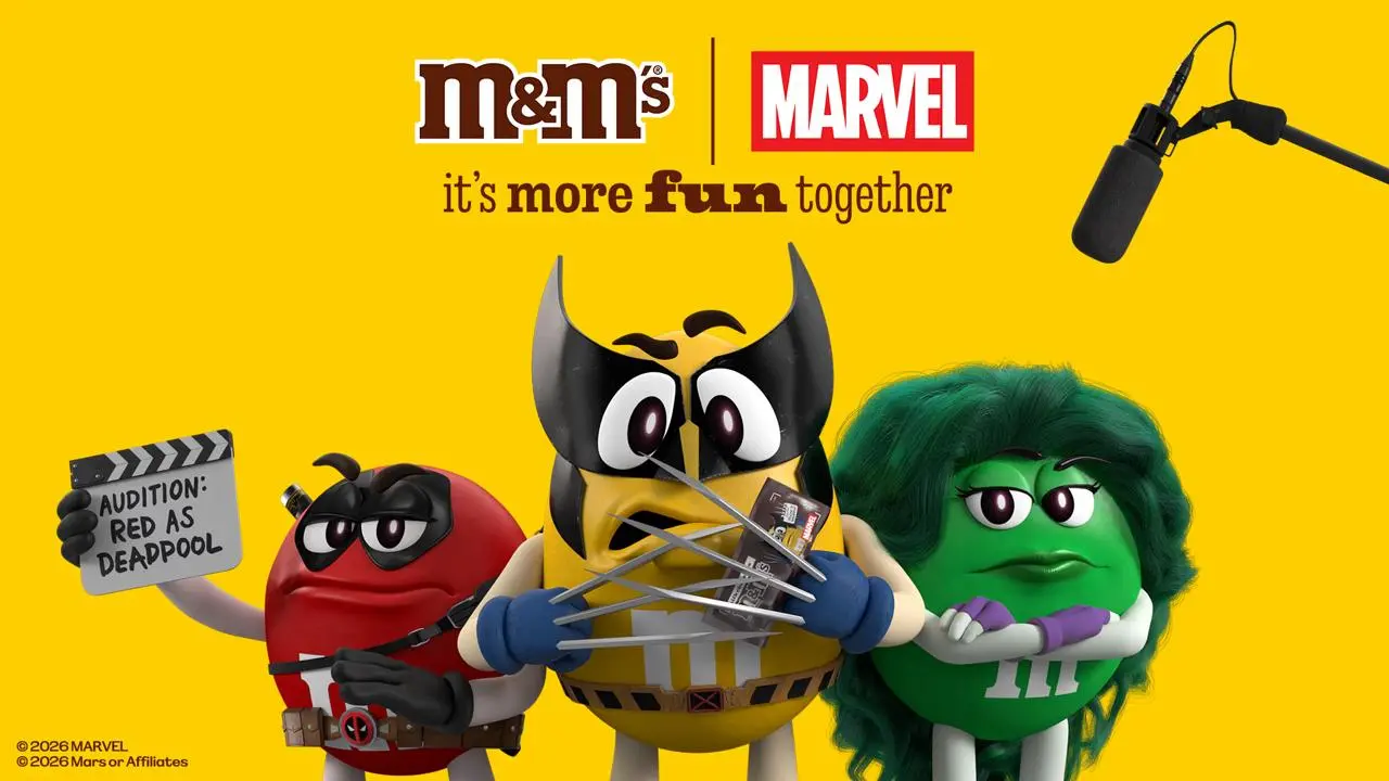 M&M’s запустил масштабную рекламную кампанию в коллаборации с Marvel, охватившую 65 рынков по всему миру. В центре проекта — перевоплощение фирменных персонажей бренда в супергероев комикс-вселенной | Сетка — социальная сеть от hh.ru