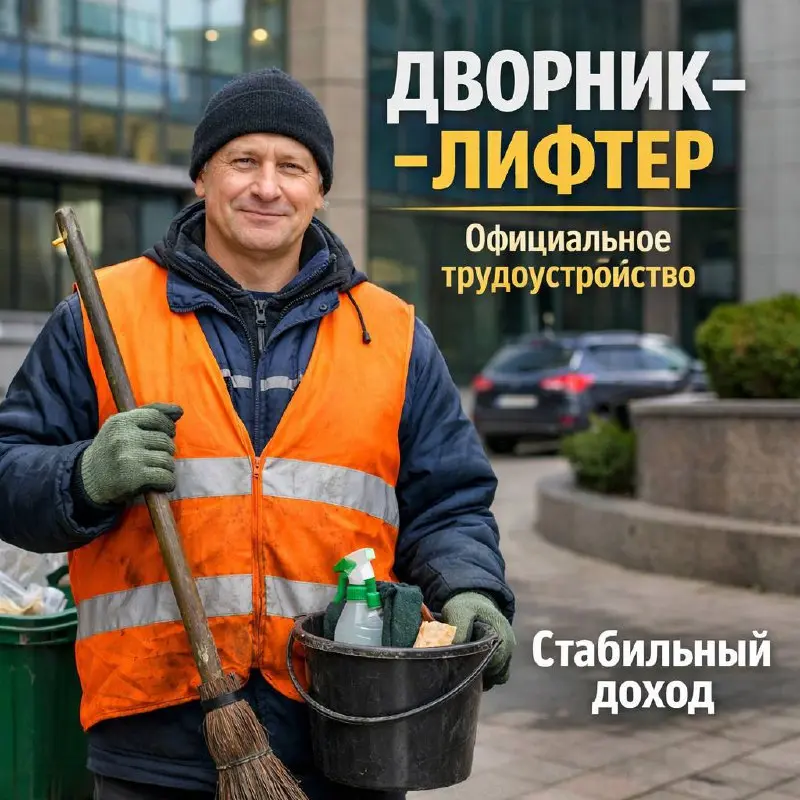 ДВОРНИК-ЛИФТЕР
От 81 000₽
БЦ Совметалл
• Москва
• Клининг и бытовые услуги
• +79261236213
Jober - удобный mini app с быстрым доступом к вакансиям | Сетка — социальная сеть от hh.ru