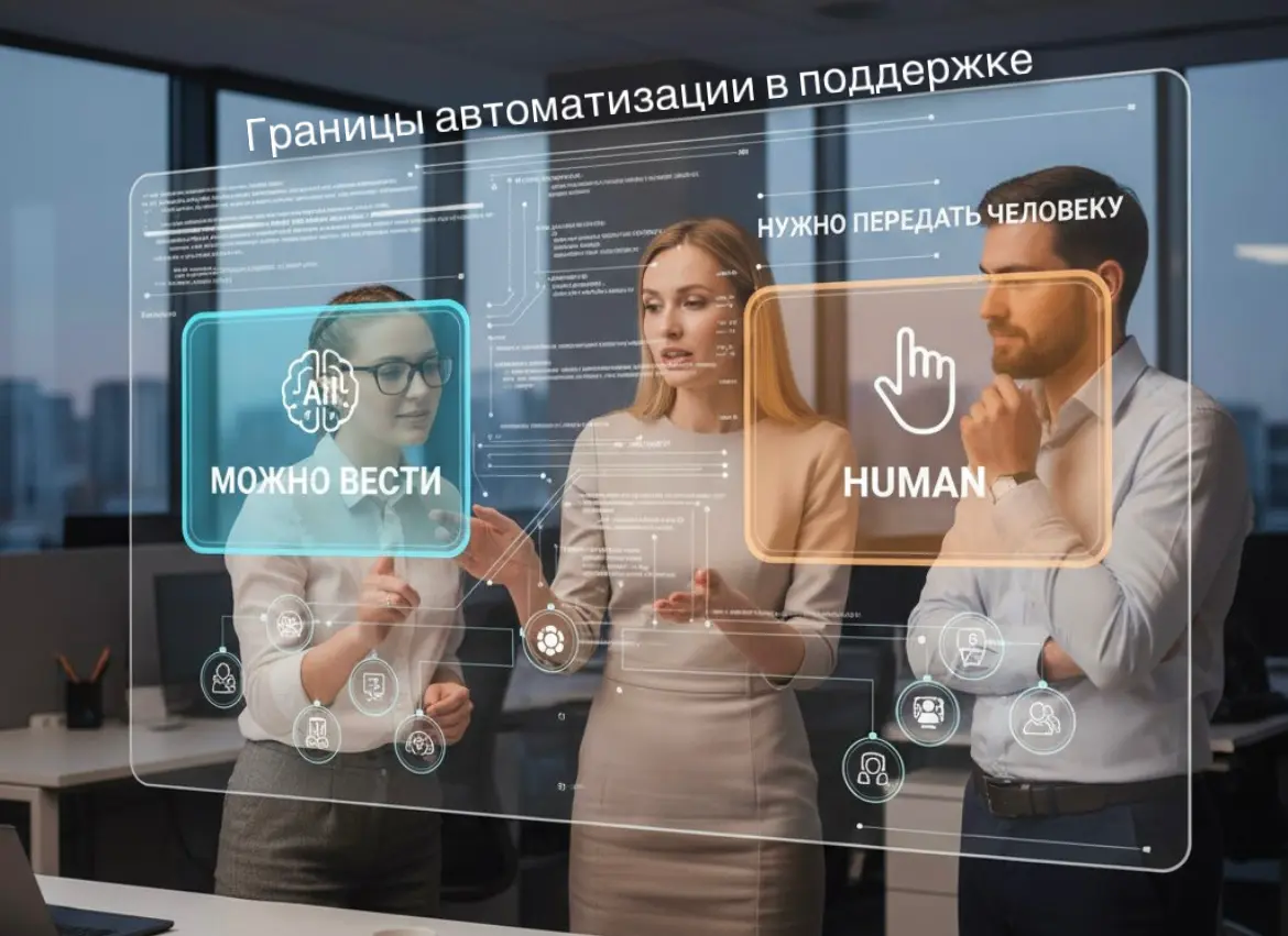 Границы автоматизации в поддержке. | Сетка — социальная сеть от hh.ru