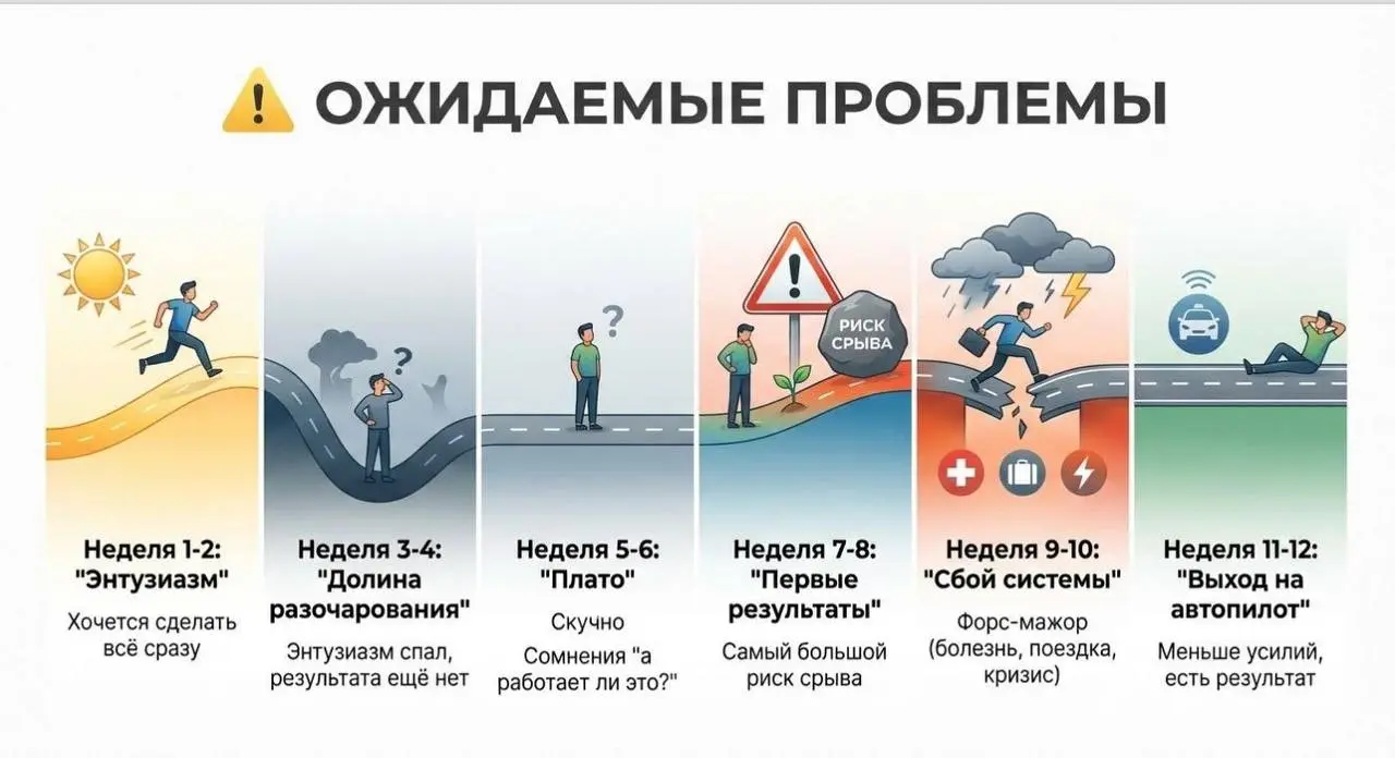 Помните, я вам выкладывала инсайты из книги «12 недель в году» Брайна Морана и Майкла Леннингтона? Если не помните, они вот тут, заберите себе обязательно, это одна из самых работающих методологий цел... | Сетка — социальная сеть от hh.ru