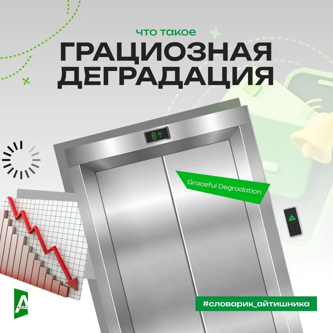 #словарикайтишника
Прокачиваем словарный запас!
Graceful Degradation / Грациозная деградация
Звучит как приговор, но на самом деле — это суперсила хороших систем | Сетка — социальная сеть от hh.ru