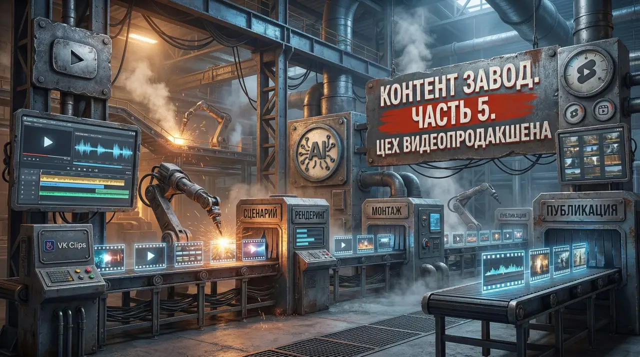 Контент-завод. Часть 5. Цех "видеопродакшена"
Видео сейчас активно продвигают все площадки. VK, YouTube, Instagram, TikTok и др | Сетка — социальная сеть от hh.ru