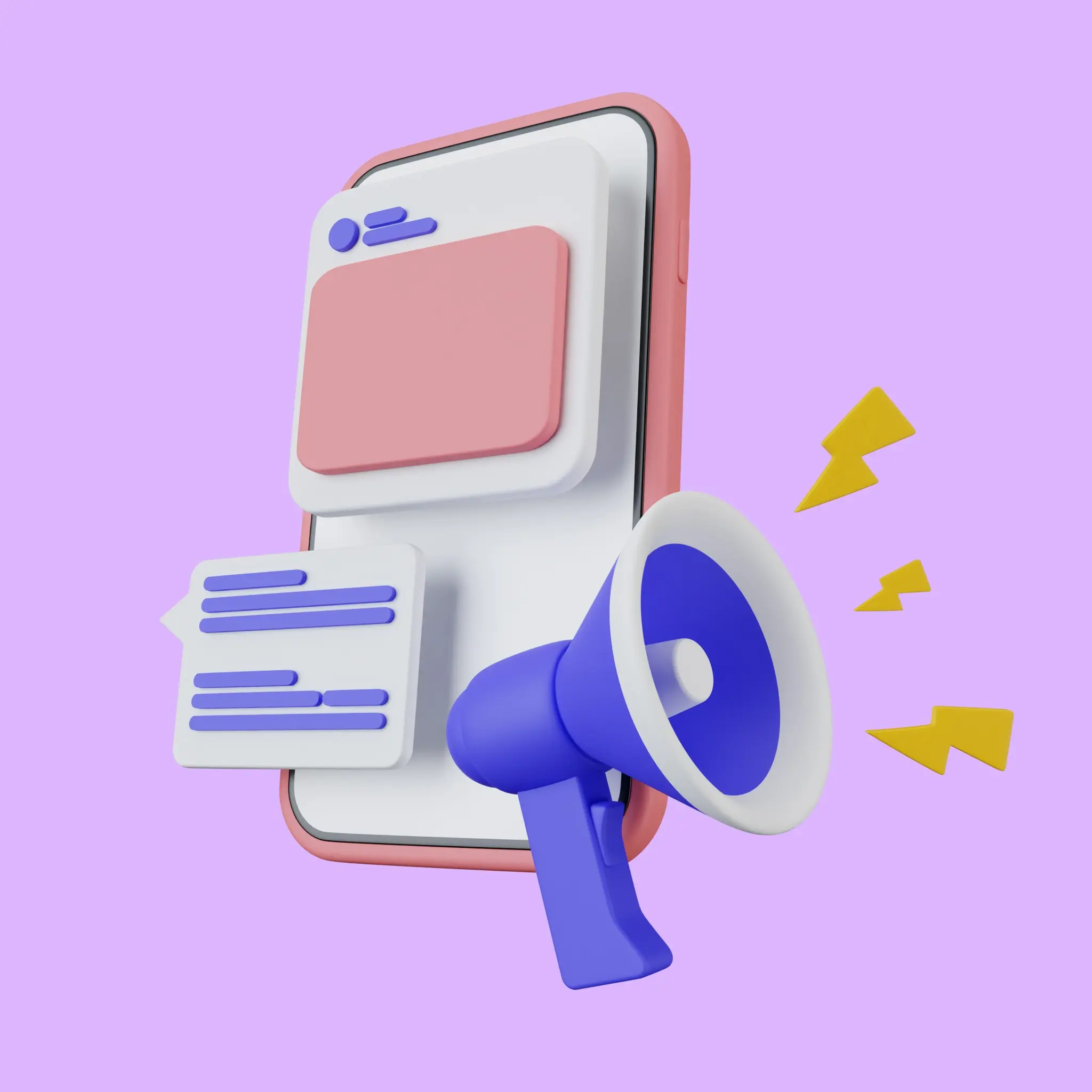 3D иллюстрации | Сетка — социальная сеть от hh.ru