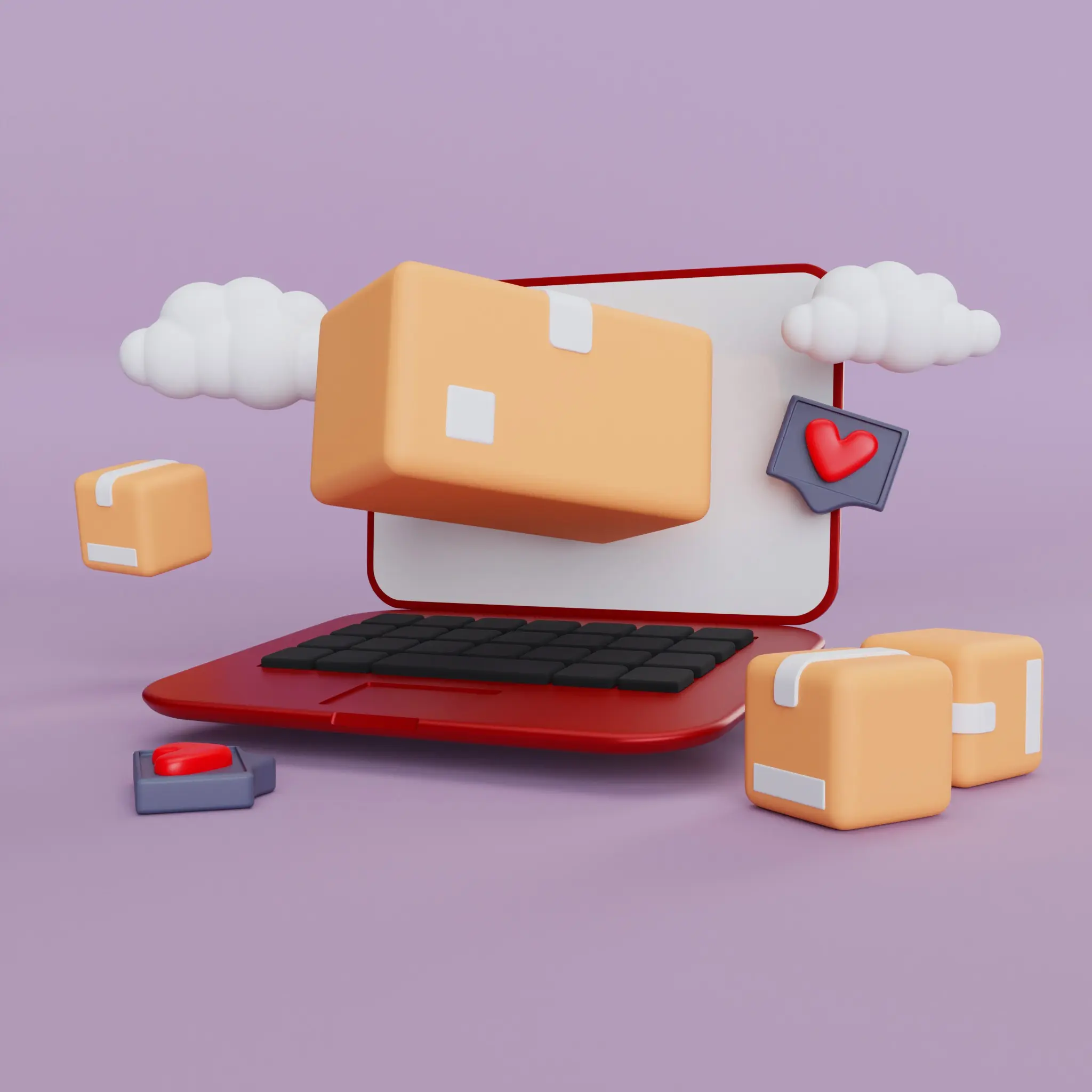 3D иллюстрации | Сетка — социальная сеть от hh.ru