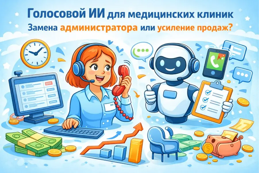 Голосовой ИИ для мед клиник. Замена админа или продажи? | Сетка — социальная сеть от hh.ru