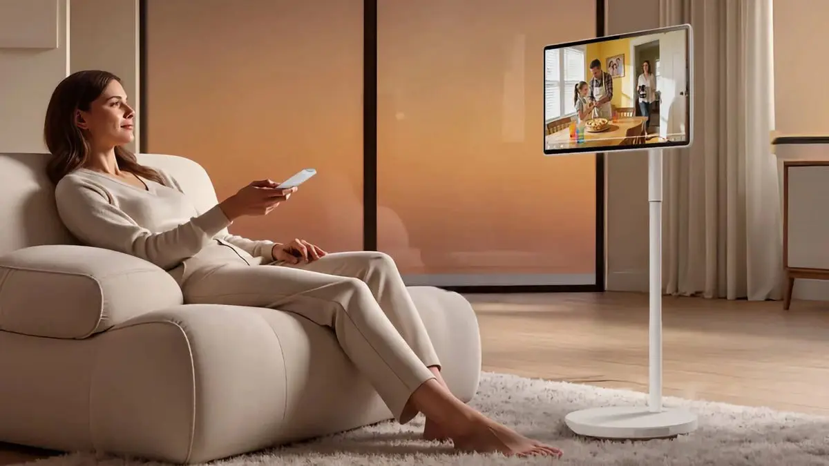 Компания Nework презентовала портативный телевизор MoveMate Hi-Fi Portable TV. Размер экрана телевизора составляет 27 дюймов (Full HD, 60 Гц) | Сетка — социальная сеть от hh.ru