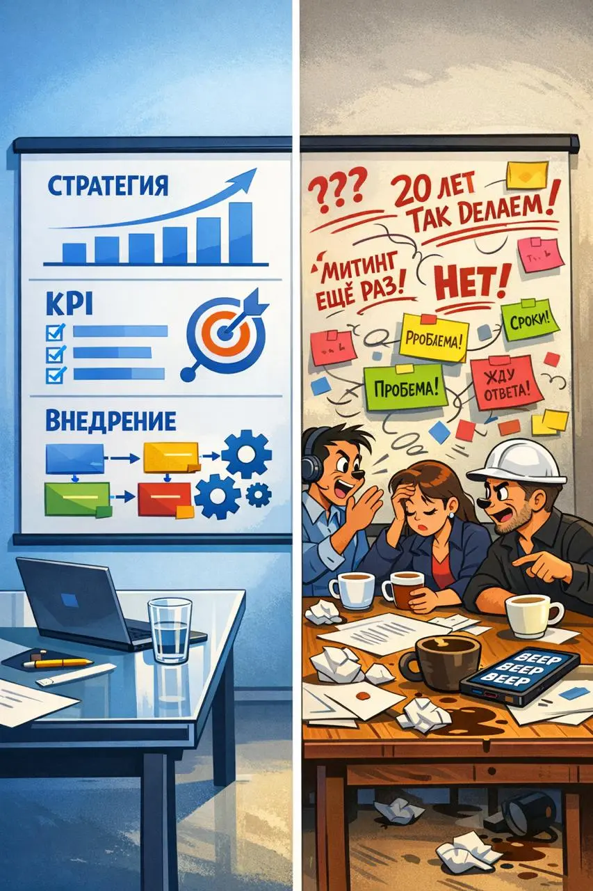 ГЛЯНЕЦ МЕТОДОЛОГИИ VS ЖИВЫЕ ЛЮДИ. БЕЗ ФИЛЬТРОВ
Вчера была методология. С ее высоты всё выглядит прилично. )) Дальше я делаю то, что обычно не попадает в глянец: провожу нулевую встречу с людьми | Сетка — социальная сеть от hh.ru