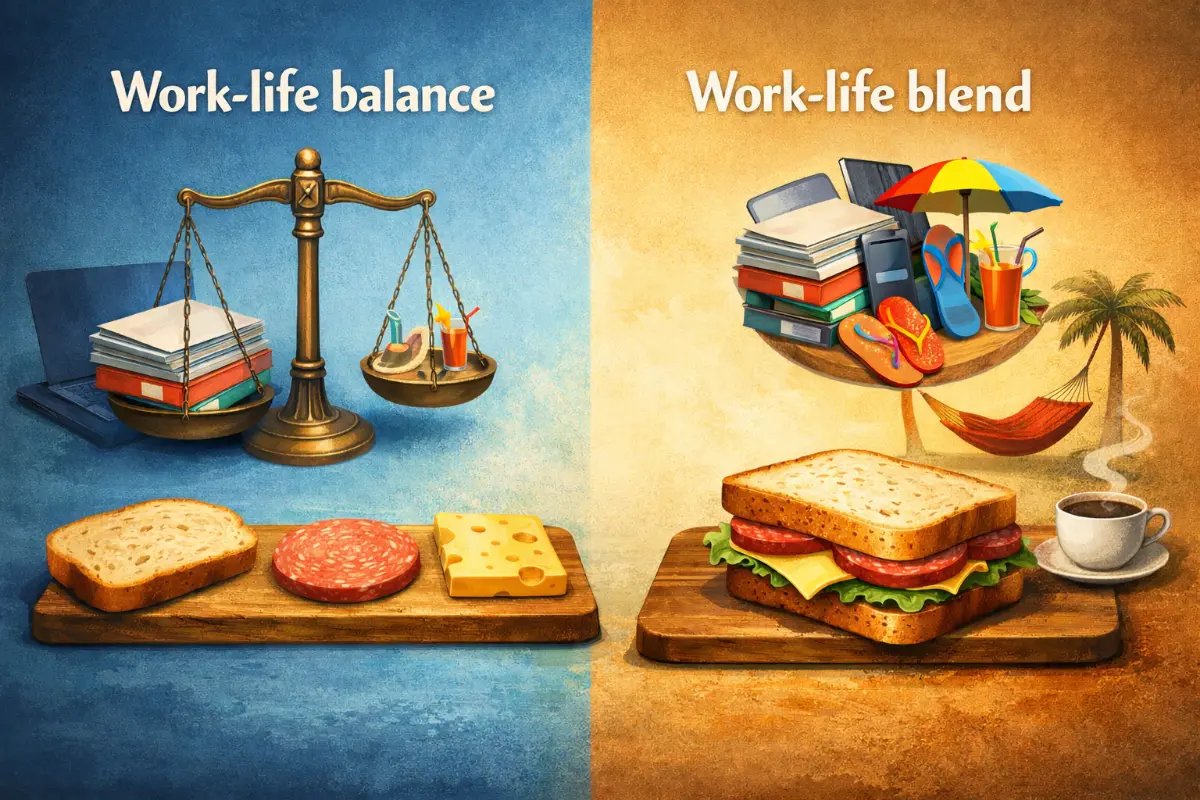 Work-life balance vs Work-life blend | Сетка — социальная сеть от hh.ru