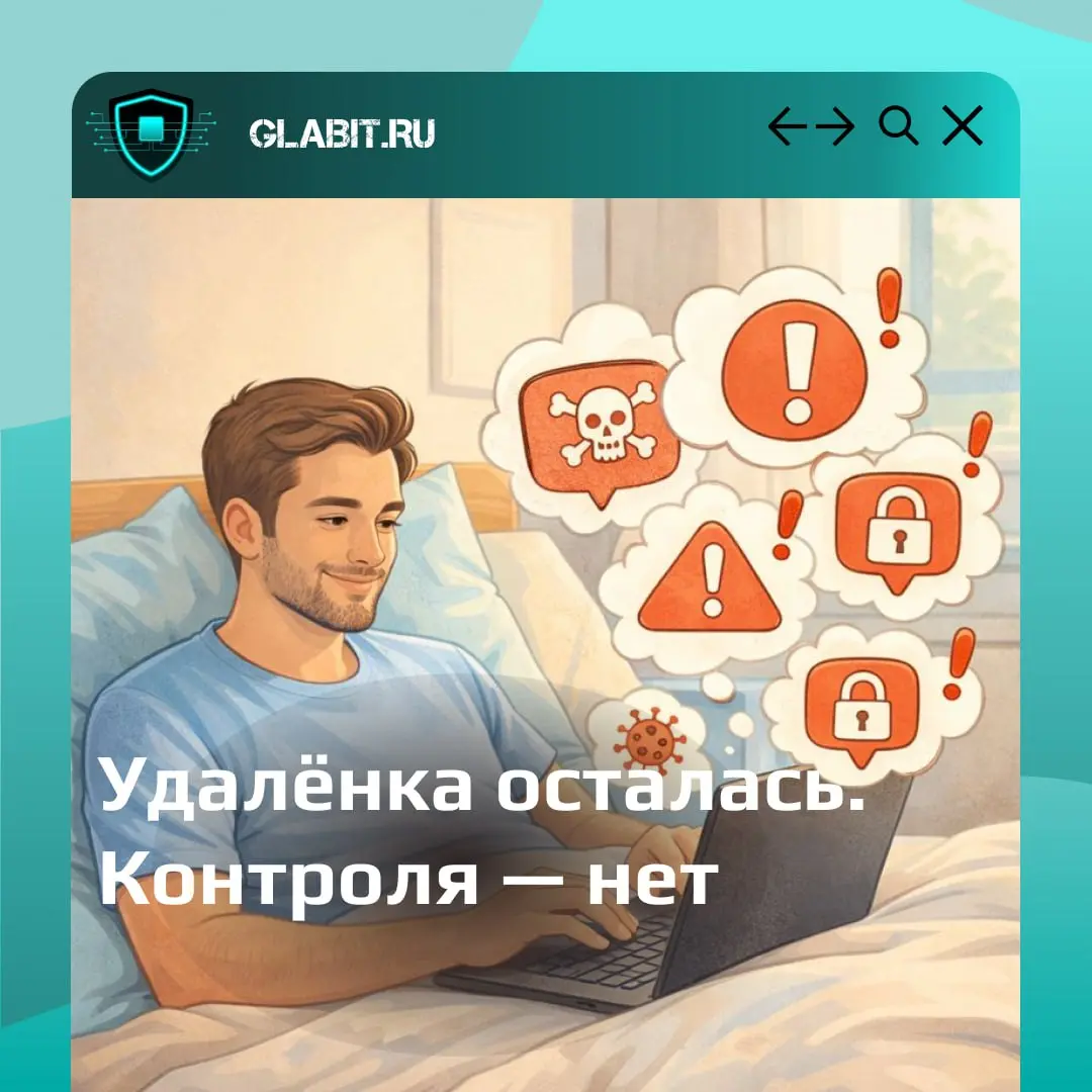 Удалёнка: когда «гибкость» превращается в открытую дверь
Сотрудники вернулись после праздников, но продолжают работать из дома с личных ноутбуков и домашнего Wi‑Fi | Сетка — социальная сеть от hh.ru