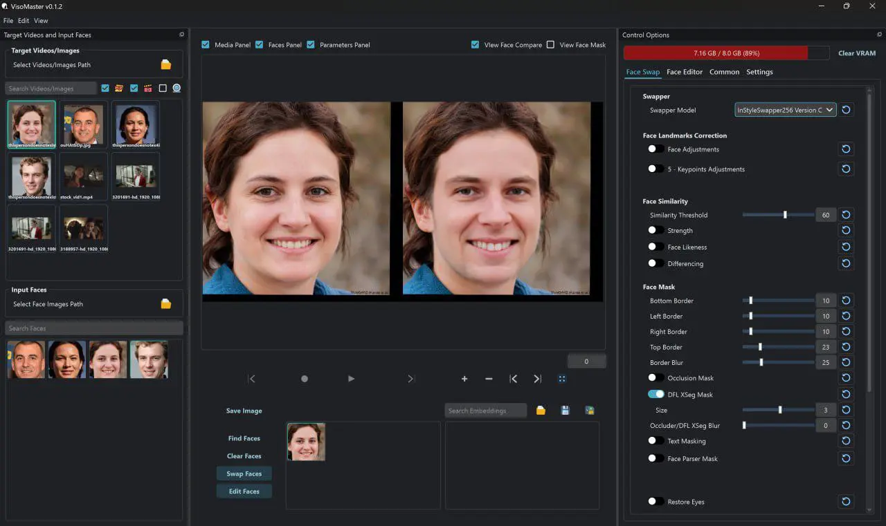 ХОЧЕШЬ СВОЮ DEEPFAKE-СТУДИЮ? 🎬🤯
VisoMaster Fusion — это open-source монстр с лицами, масками, текстурами, VR-видео, автоцветом, реставрацией GFPGAN-1024 и даже поддержкой DeepFaceLab-моделей | Сетка — социальная сеть от hh.ru