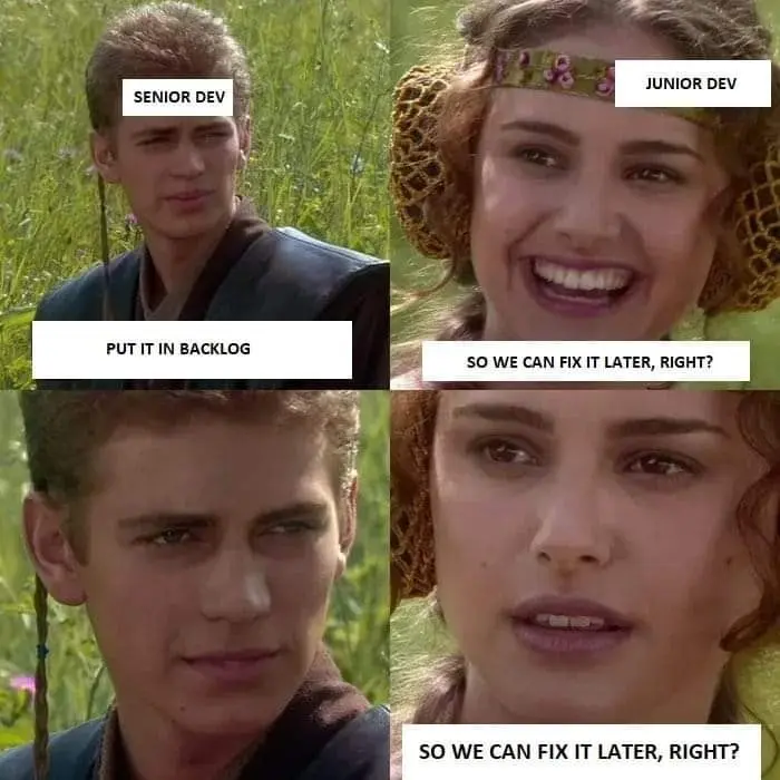 So we can fix it later, right? | Сетка — социальная сеть от hh.ru