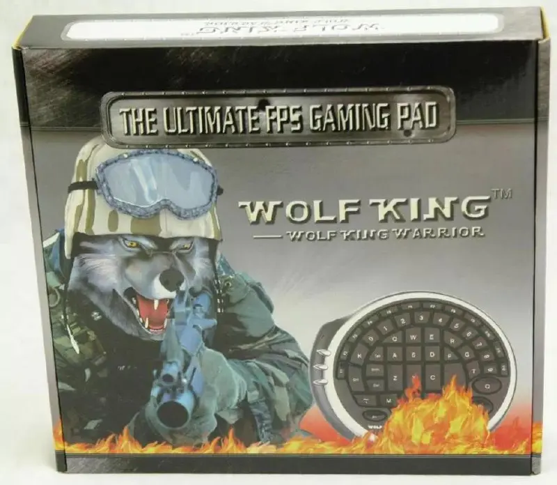В 2003 китайская компания Wolf King выпускала кейпад с радиальной раскладкой для Counter-Strike 1.6.
Устройство имело круглый корпус диаметром ~280 мм и 54 мембранные клавиши | Сетка — социальная сеть от hh.ru