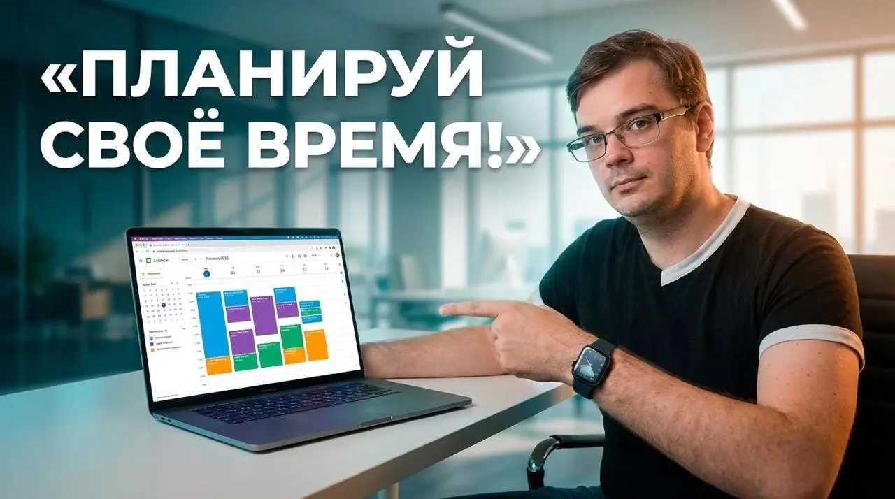 #видео Таймблокинг в календаре: 4 техники, которые реально работают
Если вы не управляете календарём, календарь управляет вами.
Я решил запустить второй канал по AI и продуктивности | Сетка — социальная сеть от hh.ru