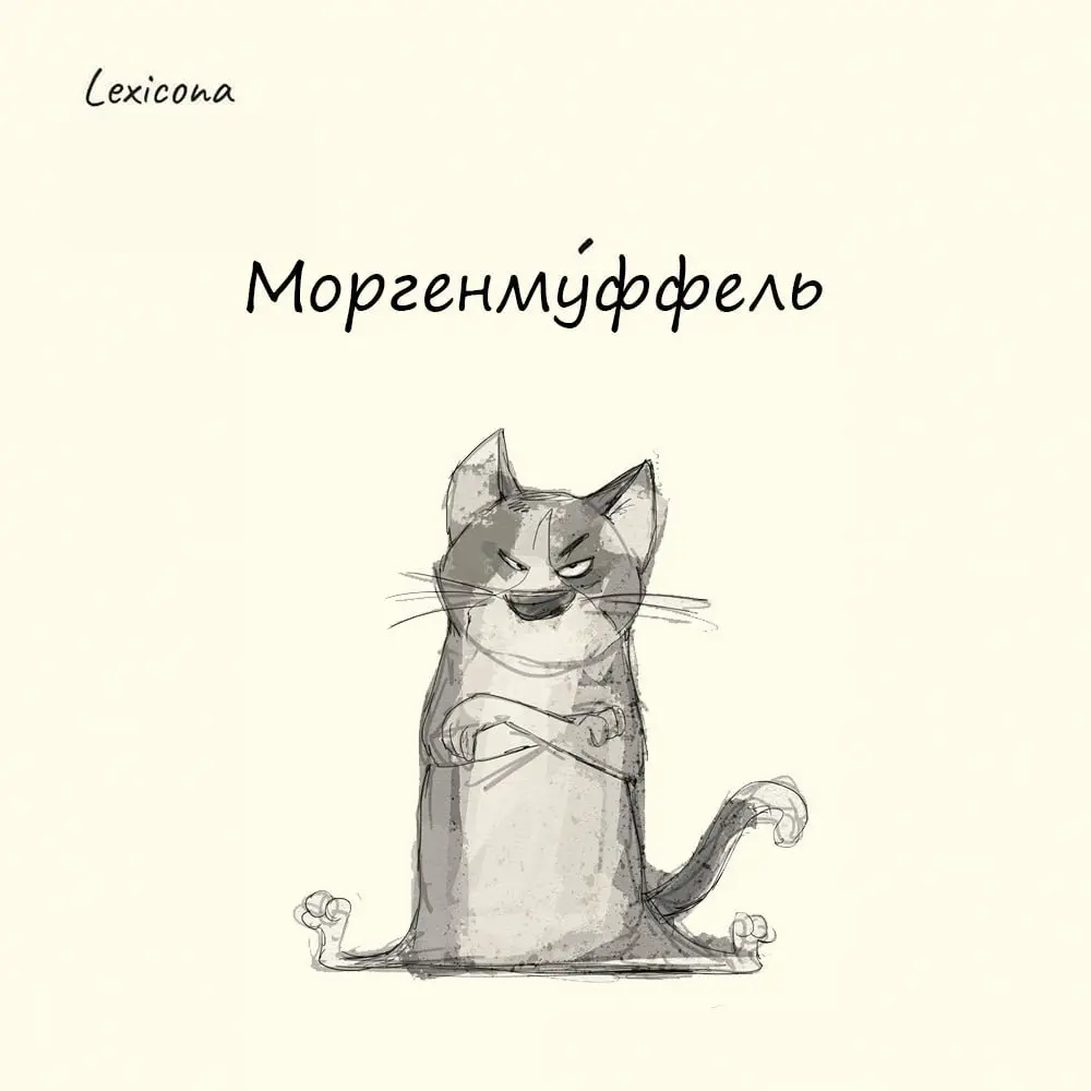 Моргенмуффель
Этот термин дословно переводится как «утренний ворчун» (от немецкого Morgenmuffel)  | Сетка — социальная сеть от hh.ru