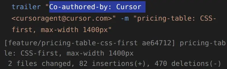 #коротко
Еще одна прикольная тема: агент может взять да и обозначить себя как соавтора вашего кода прям в гите
Еще раз: проверяем все | Сетка — социальная сеть от hh.ru