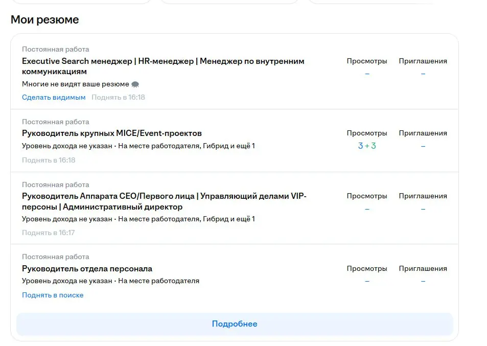 Hh.ru последние 2 год плодовит на обновления. Каждую неделю они что-то придумывают | Сетка — социальная сеть от hh.ru