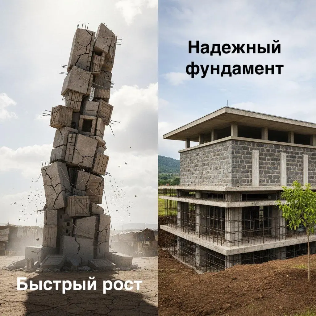 🚀ИЛЛЮЗИЯ МГНОВЕННОГО УСПЕХА: Почему быстрый рост не всегда лучший друг предпринимателя❓
🗣Приветствую, друзья! Сегодня хочу затронуть тему, которая часто становится камнем преткновения для многих начин... | Сетка — социальная сеть от hh.ru