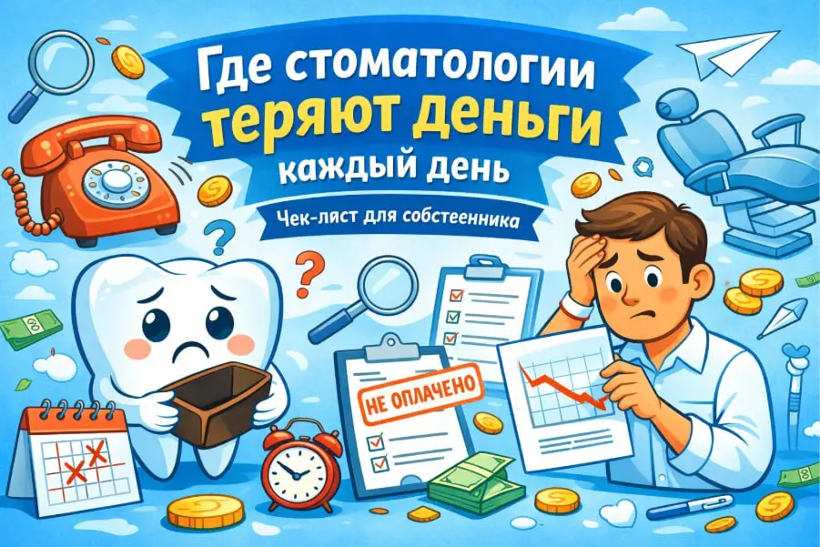 Где стоматологии теряют деньги каждый день | Сетка — социальная сеть от hh.ru