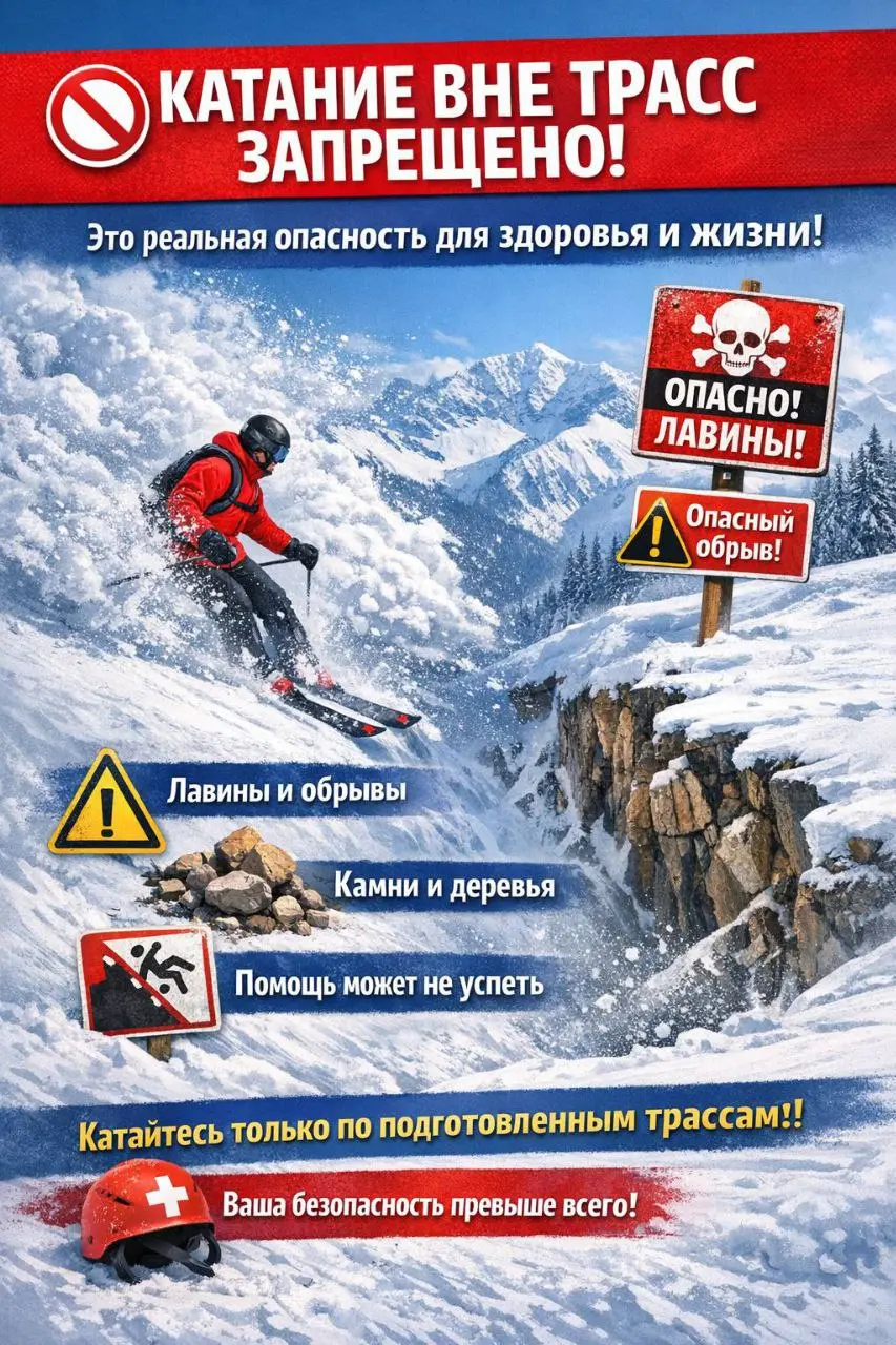 ⚠️ Когда горы говорят “стоп”
В последние дни на многих курортах Кавказа погода остаётся неблагоприятной: сильный ветер, снегопады, дожди, плохая видимость
Некоторые курорты частично или полностью закр... | Сетка — социальная сеть от hh.ru
