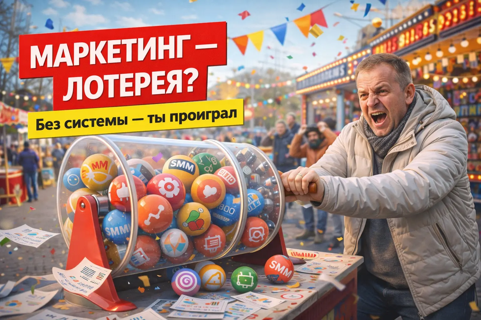 Маркетинг без системы — это лотерея, и вы в ней проигрываете | Сетка — социальная сеть от hh.ru