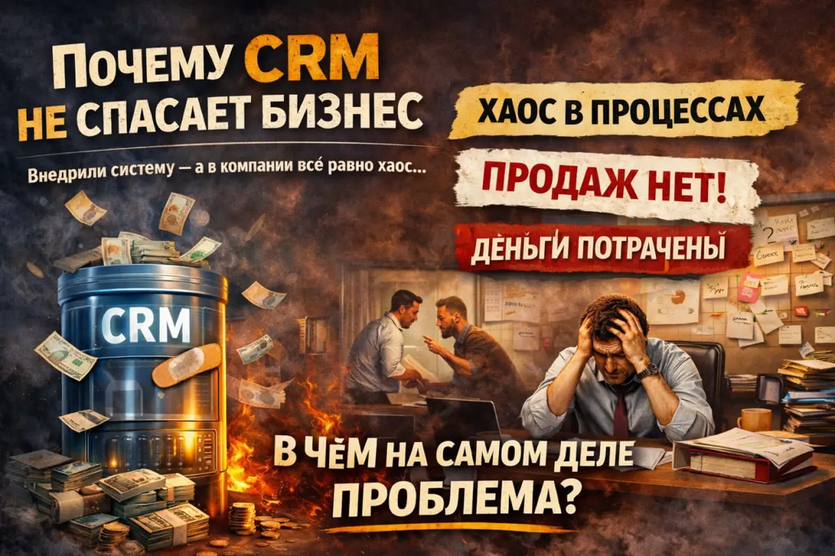 Почему CRM не спасает бизнес | Сетка — социальная сеть от hh.ru