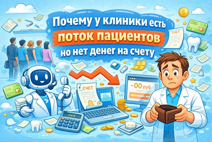 Почему у клиники есть поток пациентов, но нет денег на счету | Сетка — социальная сеть от hh.ru