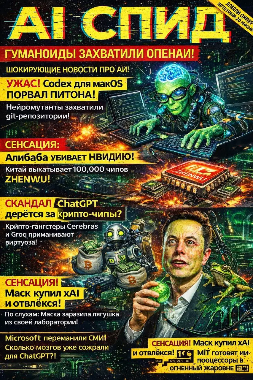 ChatGPT оказывается умеет в стиль желтушных СМИ. Собрал для вас последние актуальные новости 😂 | Сетка — социальная сеть от hh.ru