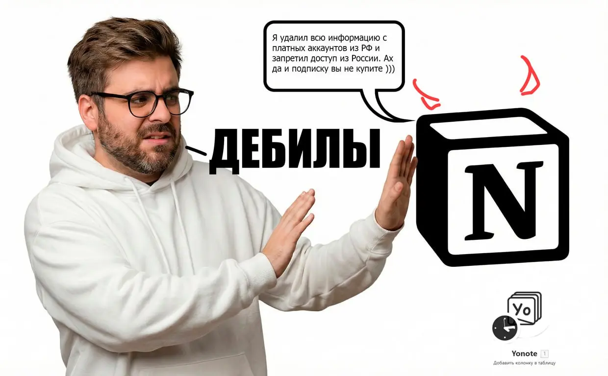 Полноценная и бесплатная замена NOTION в России с открытым API
Это не про политику, это про бизнес. Ну и ответка была простой N 152-ФЗ в РФ | Сетка — социальная сеть от hh.ru