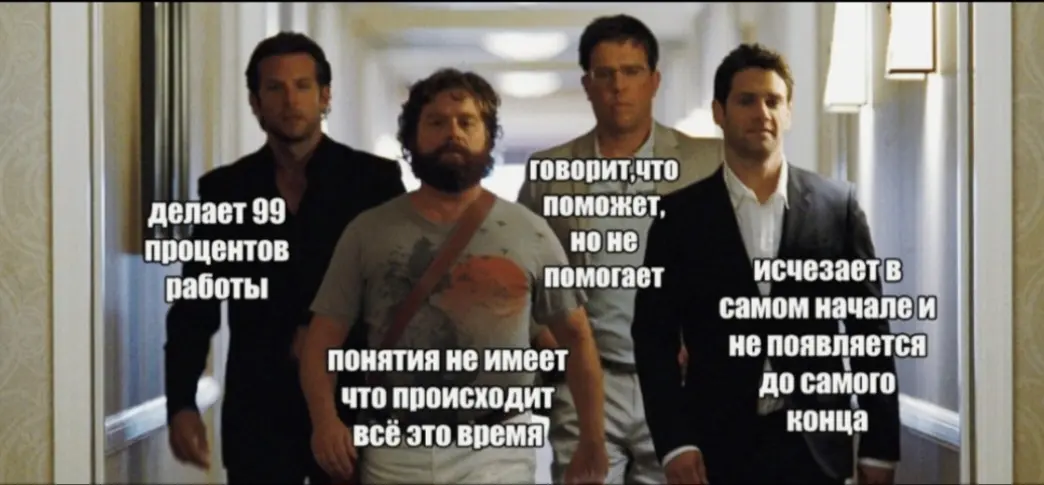 Состав проектной команды | Сетка — социальная сеть от hh.ru