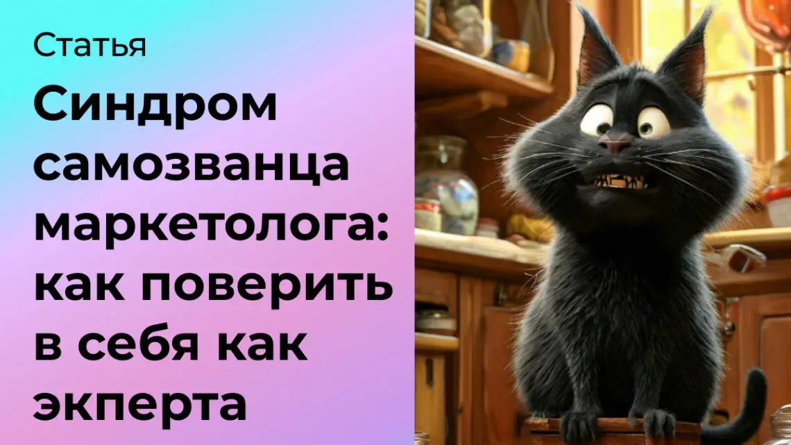Синдром самозванца у маркетолога | Сетка — социальная сеть от hh.ru
