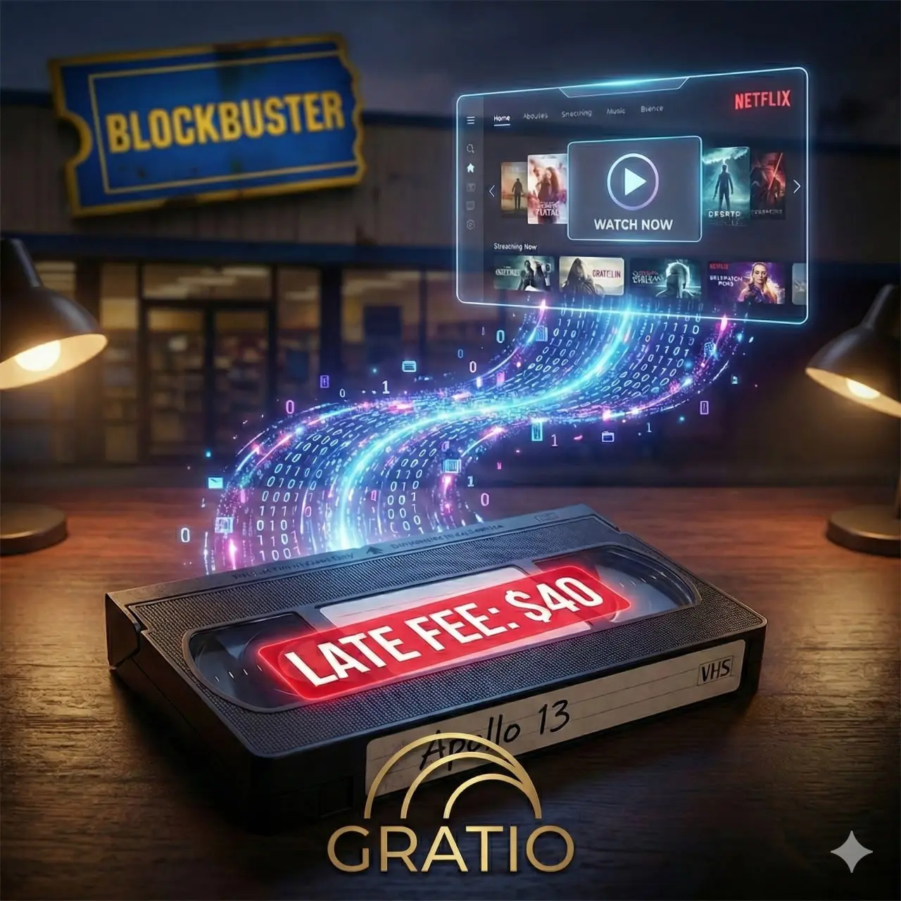 В 1997 году один парень по имени Рид Хастингс взял в прокате кассету с фильмом «Аполлон-13» и благополучно забыл ее вернуть вовремя. В итоге ему выставили штраф в 40 долларов | Сетка — социальная сеть от hh.ru