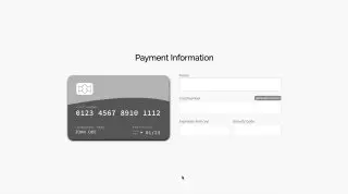Credit Card Payment Form- Форма оплаты кредитной картой. Реализована с помощью css и javascript.
https://codepen.io/quinlo/pen/YONMEa | Сетка — социальная сеть от hh.ru