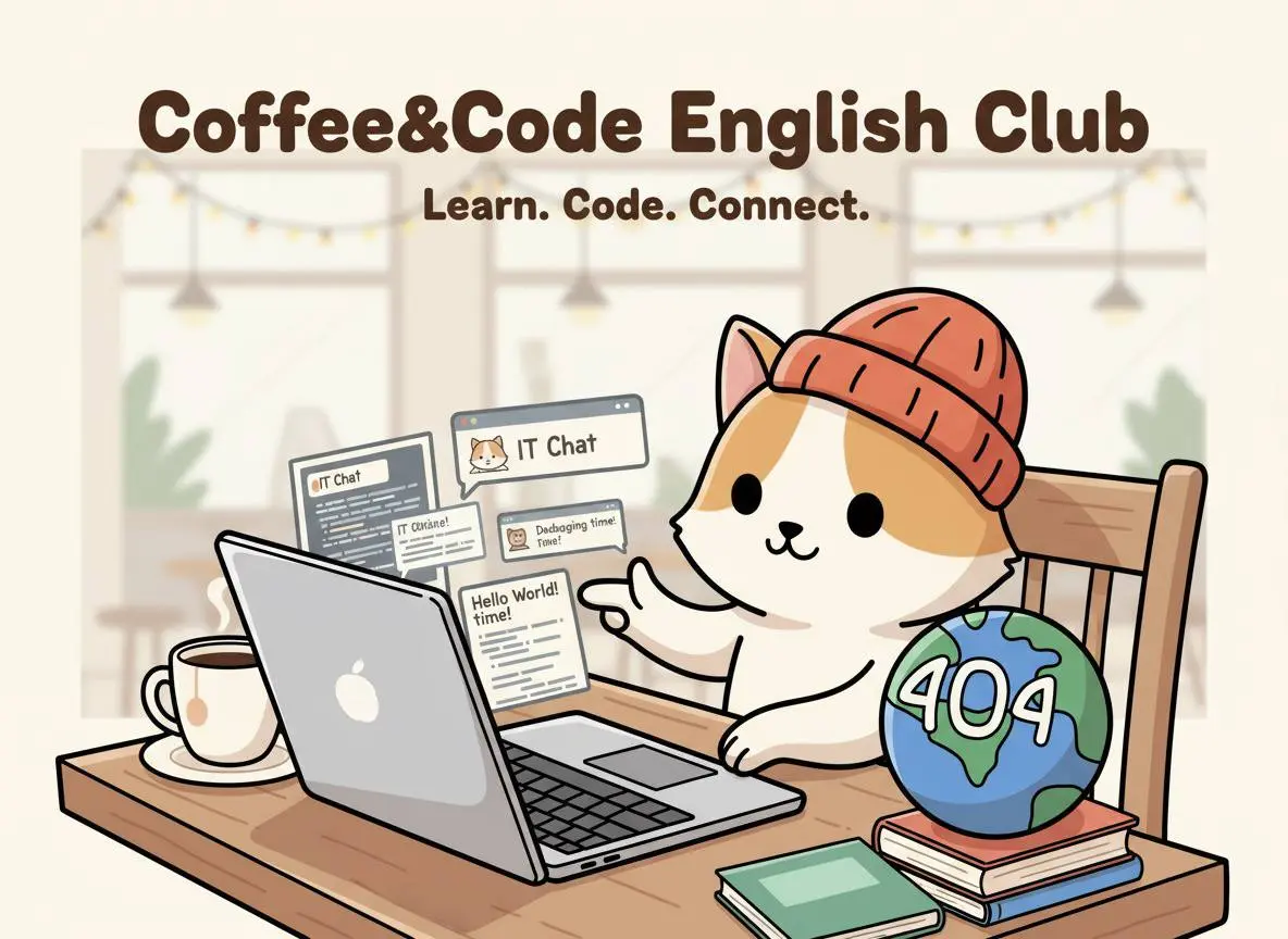 ☁️Coffee&Code English Club 🇬🇧

Do you speak English?
A little bit…
Отлично, этого уже достаточно! 😅

У нас есть отдельный чат, где мы общаемся только на английском!
От простых фраз до дискуссий на раз... | Сетка — социальная сеть от hh.ru