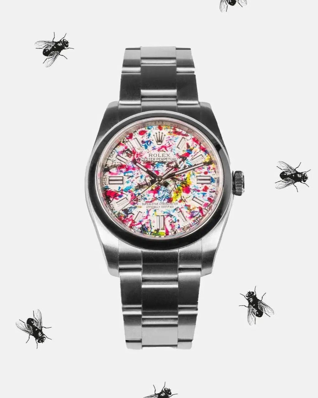 Rolex. Время пролетает.
Проект Milfshake превратил фразу «время пролетает» в арт-объект.
Построив отель для мух и внедрив в рацион красители, получили дизайн.
Каково искусство, а 🪰 | Сетка — социальная сеть от hh.ru