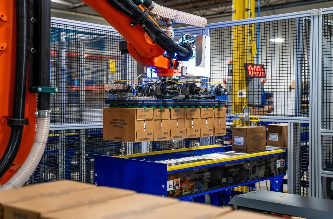 🏢 ООО «ЕМС Групп» — официальный партнер KUKA в России
Повышаем ритм и стабильность производства до максимума! 🤖
🟧 Умная паллетизация для улучшения ритма на конце линии
Ключевой этап — укладка продукци... | Сетка — социальная сеть от hh.ru