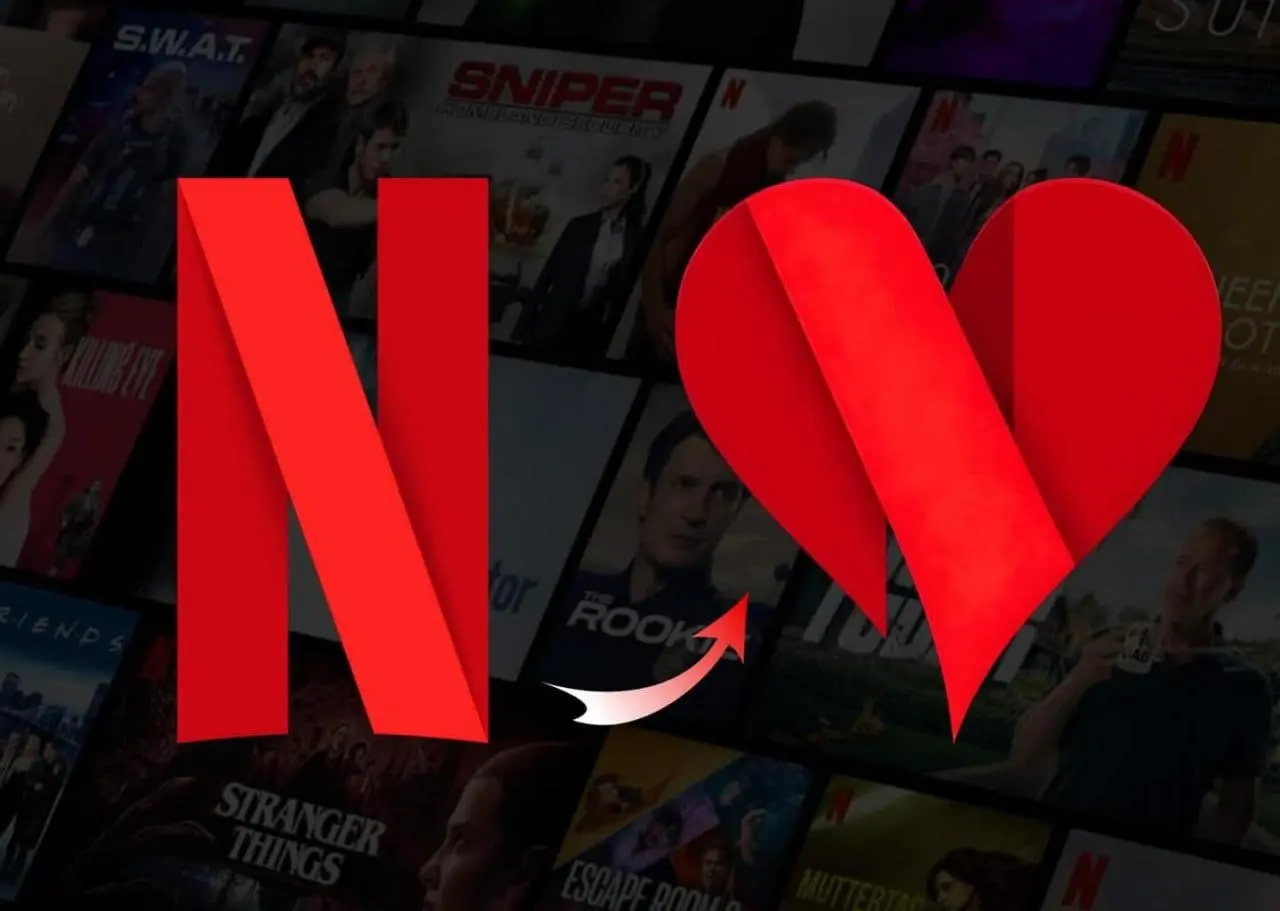 Netflix планирует обновить свою иконку к 14 февраля (Валентинки день), заменив букву "N" на ♥️, но с узнаваемыми контурами | Сетка — социальная сеть от hh.ru